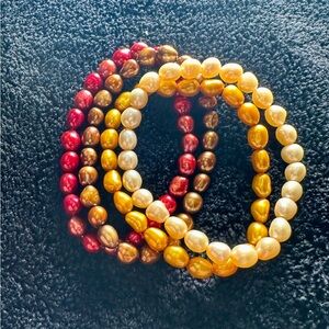 Honora Collection of Pearls Stretch Bracelet
Set of 4